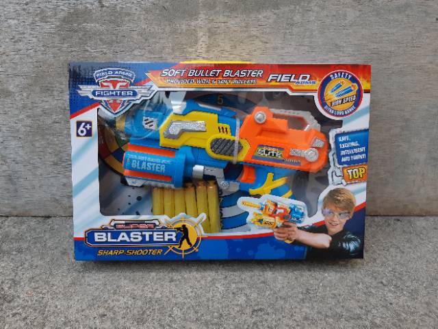 MAINAN PISTOL PELURU LUNAK AVENGERS SOFT BULLET BLASTER ANAK EDUKATIF