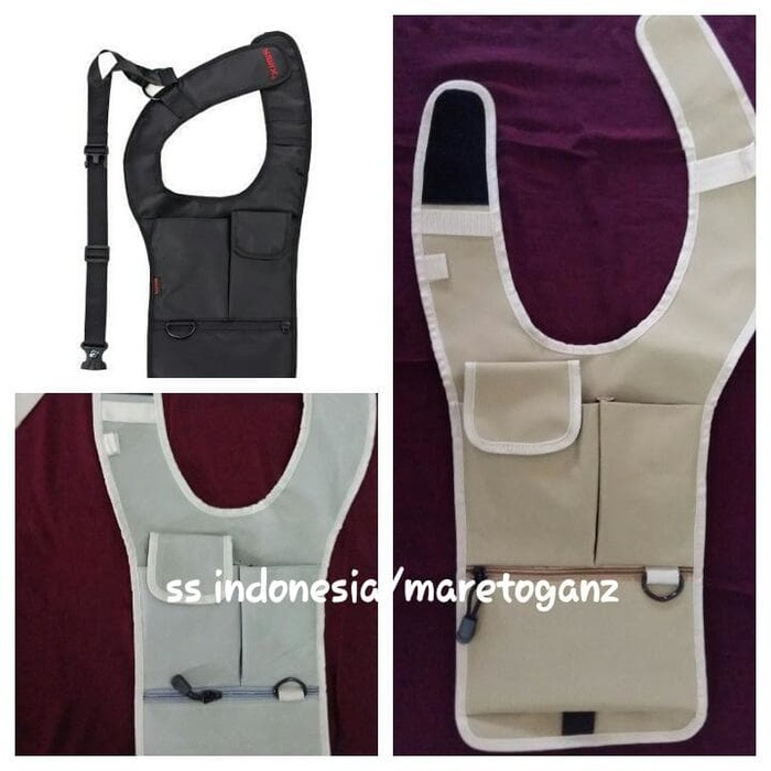 Tas gadget pundak bahu army polisi FBI agen 007 (smartphone)