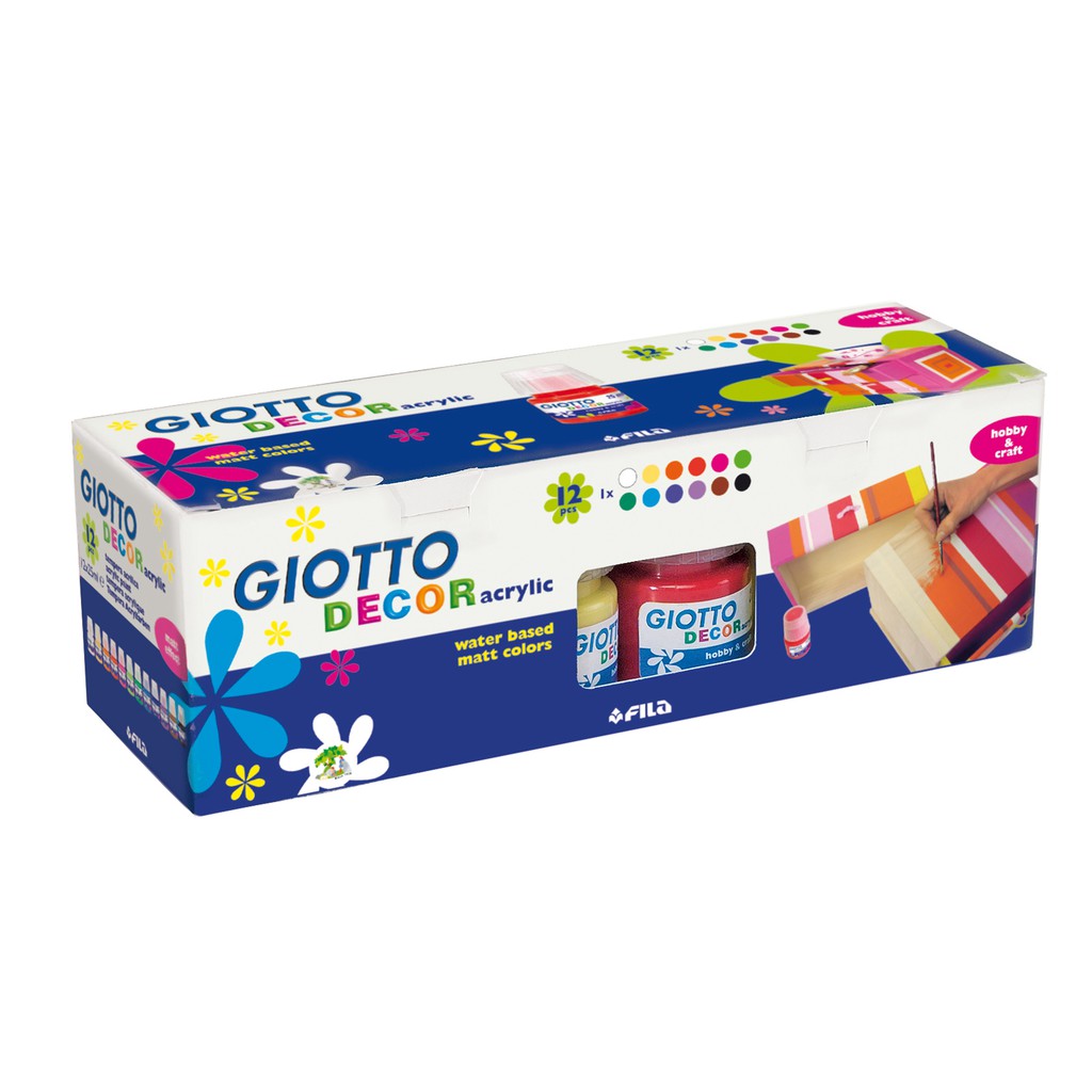

Giotto Decor Cat Akrilik Set 12 25 ml #530600