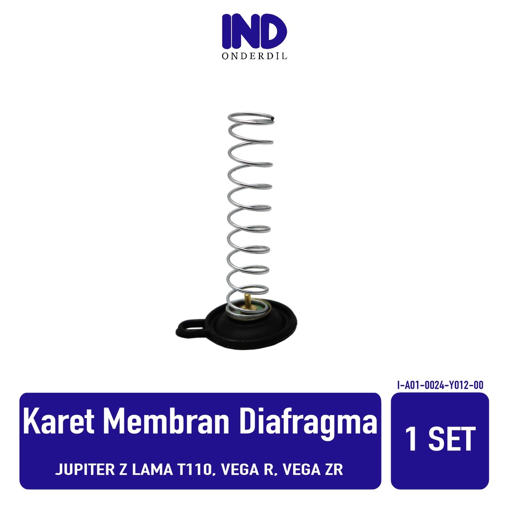 Karet Membran Diaphgram-Diapragma Assy Karburator-Karbu Vakum-Vacum Per Skep Jupiter Z Lama T110 &amp; Vega R-ZR