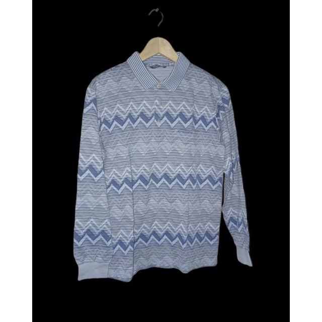 Polo shirt Kaos Kerah Lengan Panjang Brand Crocodile ld 108 cm - RF