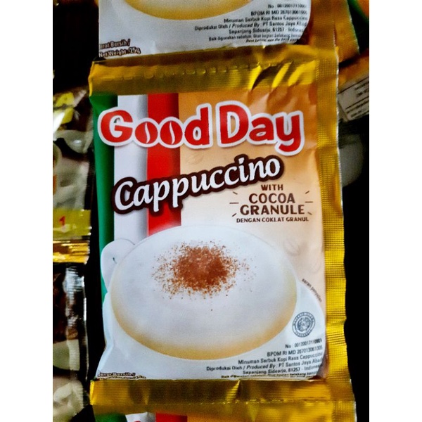 Good day Cappucino renceng 25gr x 10pcs