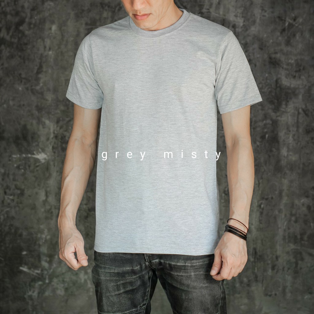 Kaos Polos Misty GREY