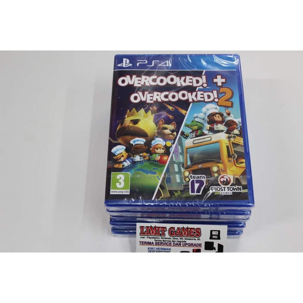 Overcooked + Overcooked 2 ps 4