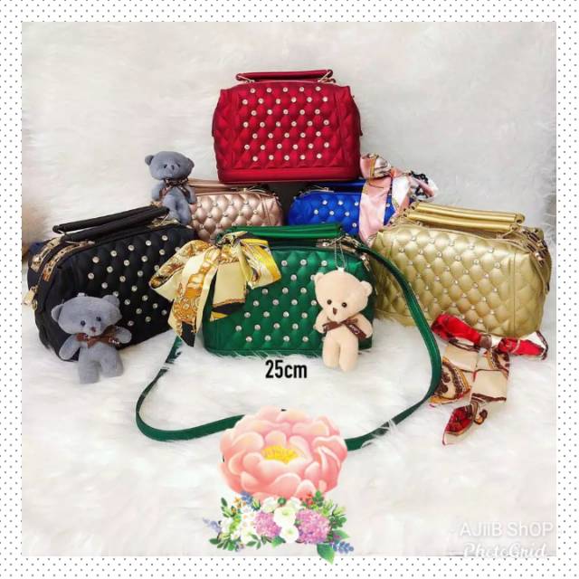 Tas Impor DOCTOR BUBBLE DIAMOND JELLY MATTE Uk 25 Fashion Branded Batam Murah