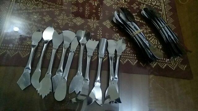 Jelly Art Tools Stainless.1 Set 10pcs..tanpa Alat Suntik..