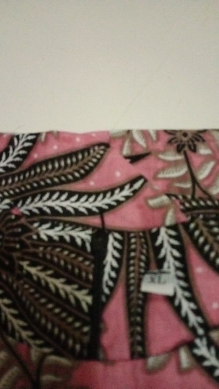 Batik Wanita Atasan Blouse Modern Warna Pink Model Peplem