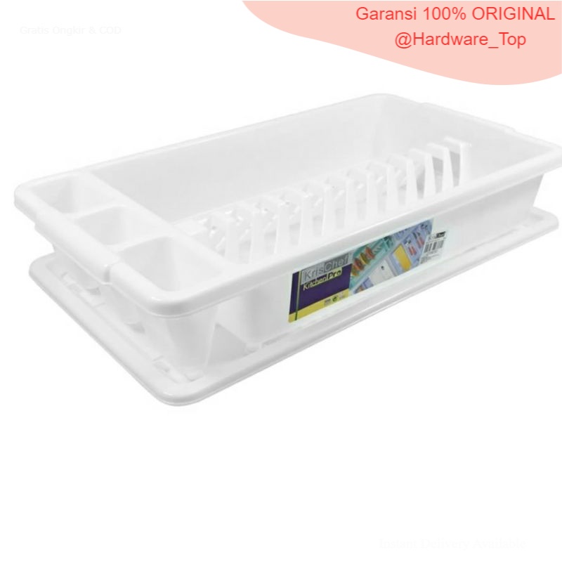 Ace Hardware Krischef Rak Piring Plastik / Rak Piring / Rak Dapur