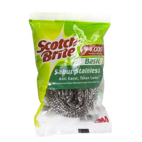 3M Scotch Brite Sabut Stainless Kawat Cuci Piring  ID-T57N