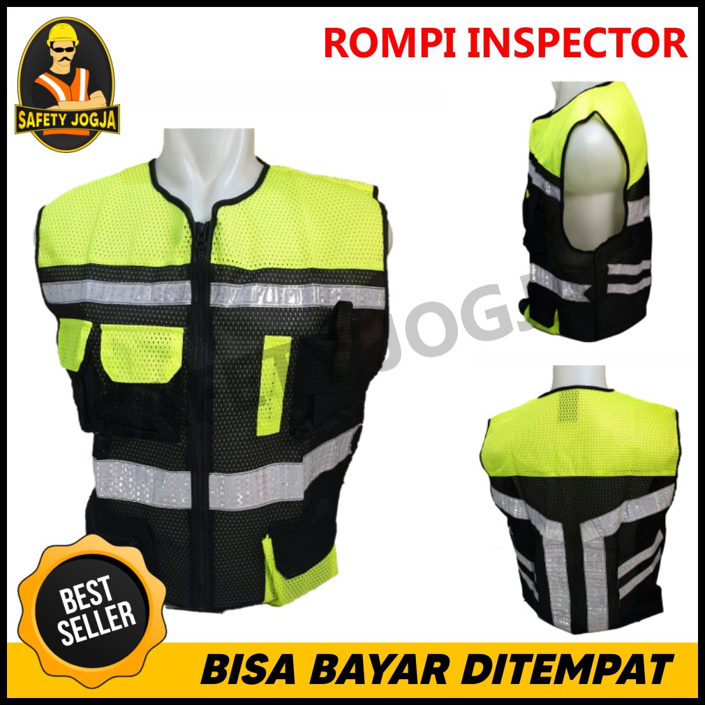 ROMPI SAFETY INSPECTOR JARING POLYESTER 6 KANTONG