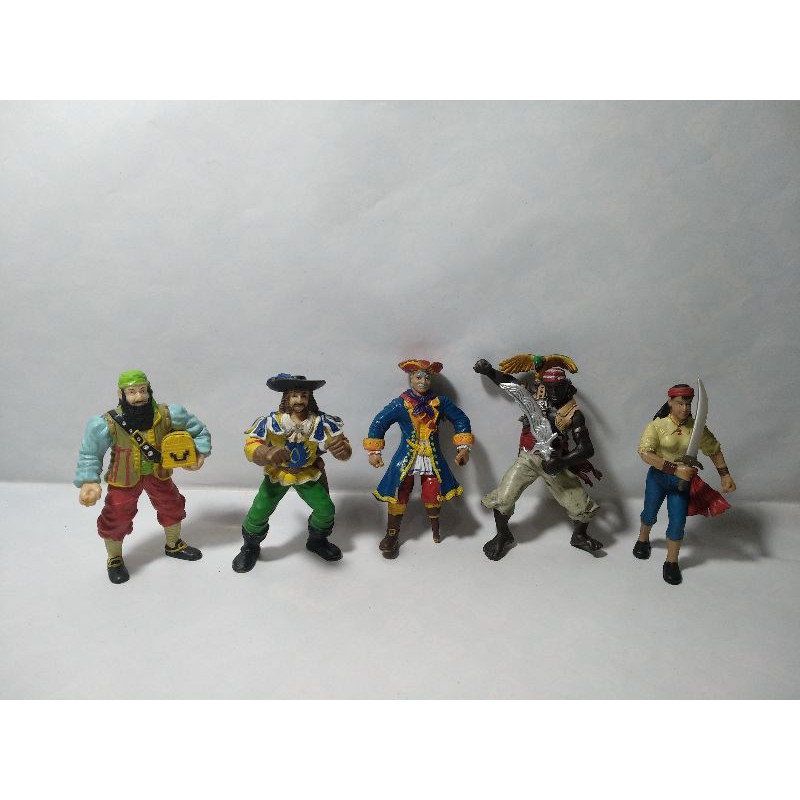 Bajak Laut Pirate Perompak Pirates Jadul ELC Mix Papo Toys No Happy Meal Mcd Meal Retro Antik Klasik
