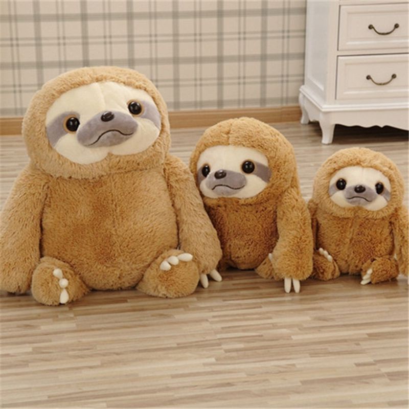 Boneka Bantal Plush Model Binatang Sloth Giant Lucu Untuk Hadiah Natal