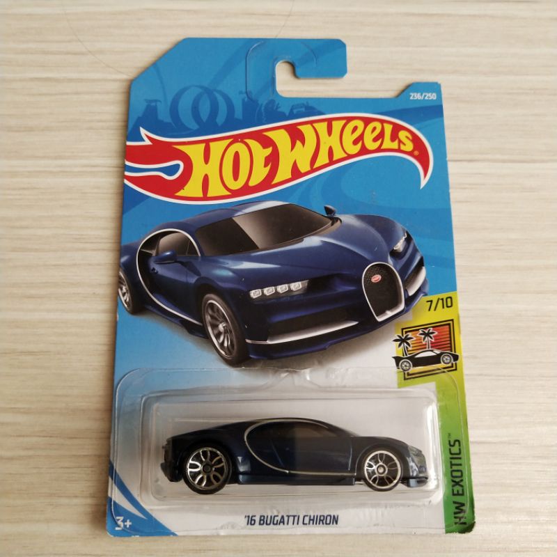 Hot Wheels Bugatti Chiron Blue
