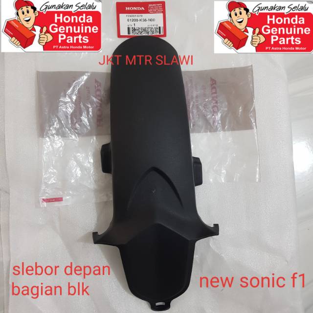 61200-K56-N00 Fender B front spakbor depan bagian belakang new sonic 150 f1 ori Honda