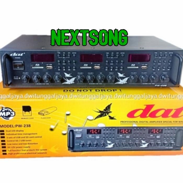 AMPLI WALET DAT PW 238 3 PLAYER 6 CHANNEL ORIGINAL