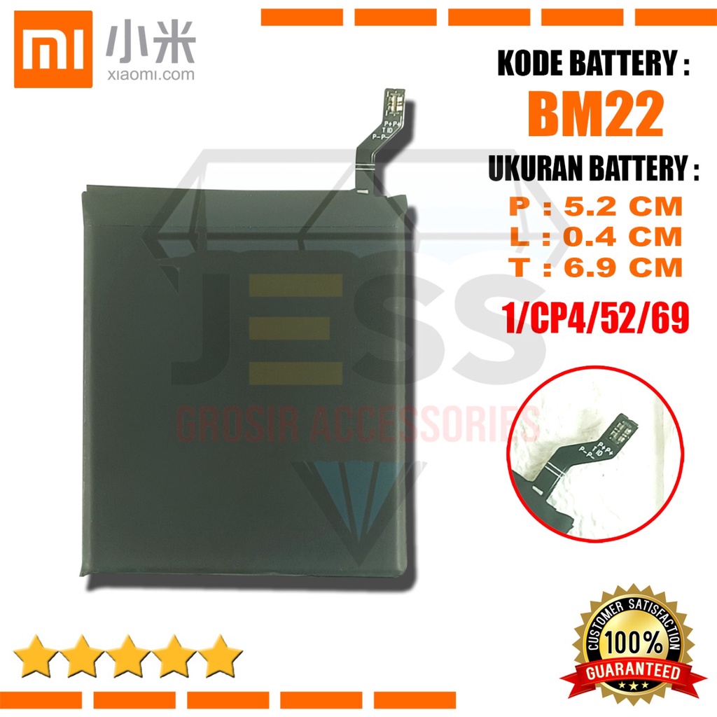 Baterai Battery Original Xiaomi BM22 For Tipe Xiaomi Mi5 , Mi 5 Pro , Mi5 Prime