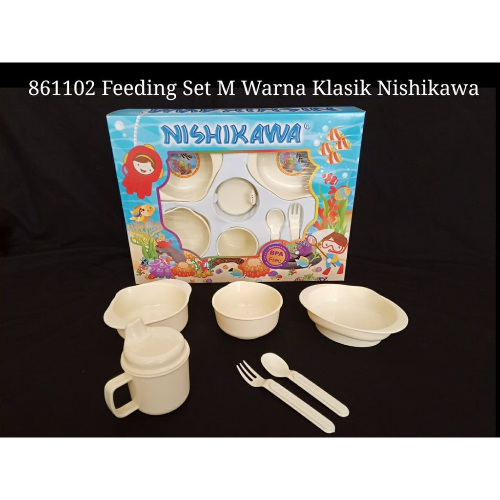 FEEDING SET MEDIUM WARNA KALSIK NISHIKAWA 861102