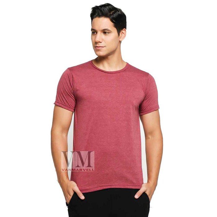 Kaos Polos Tangan Pendek WARNA MERAH Ukuran M-XXL | Kaos Polos Pria JUMBO | Kaos Pria BIGSIZE