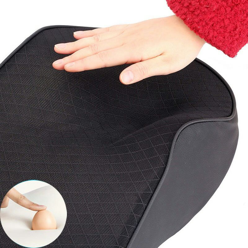 Mix Bantal Punggung Mobil Ergonomis 3D Memory Foam Lumbar Support Cushion - M3D - Black