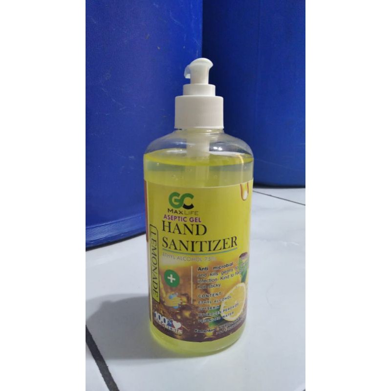 Hand sanitizer Gell 500 ml GC max life