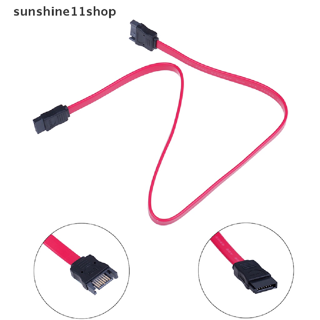 Sho Kabel Konektor Ekstensi HDD SATA 7 Pin male Ke female M / F Kecepatan Tinggi