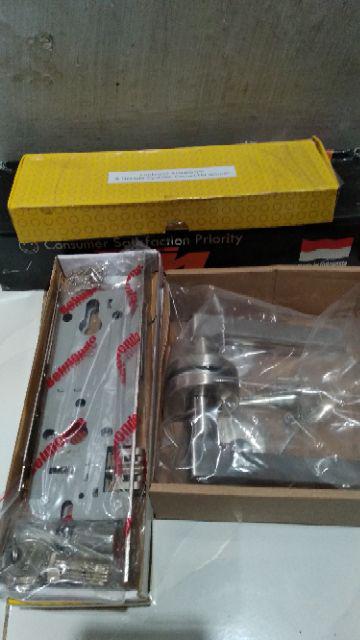 Handle Pintu Minimalis Stainless 1set+kunci
