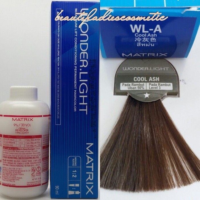 matrix hair color wonder light cool ash 90 ml