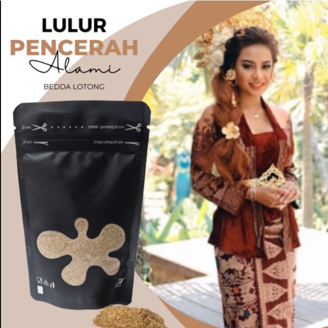 Lulur Bedda Lotong Khas Bugis Kering Original / Bedak Lotong Dan Lulur Rempah Orignal BPOM