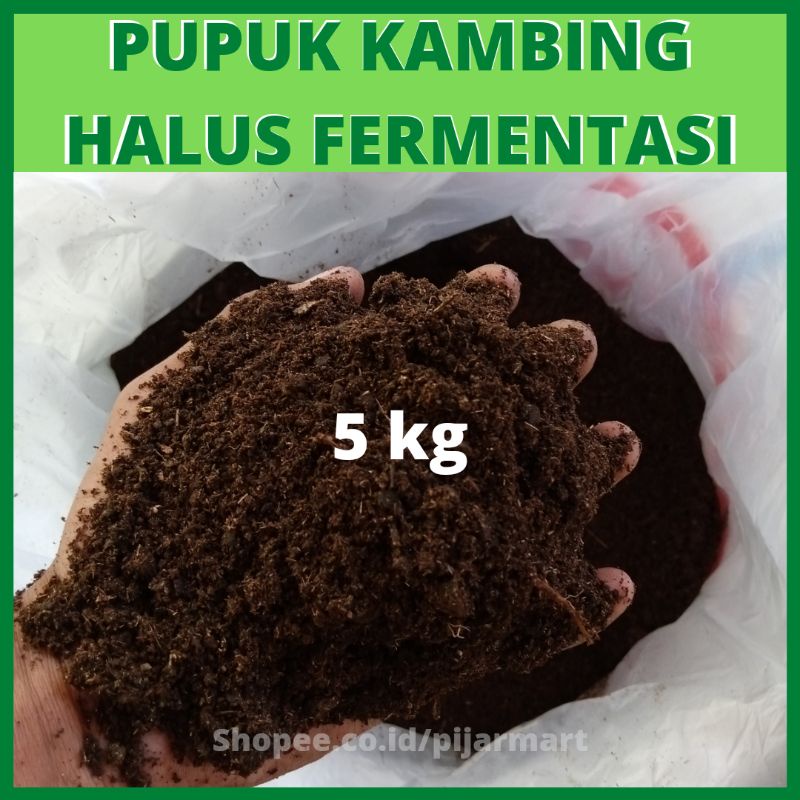 Pupuk kandang Bubuk Premium Kohe Kambing Fermentasi 5 Kg
