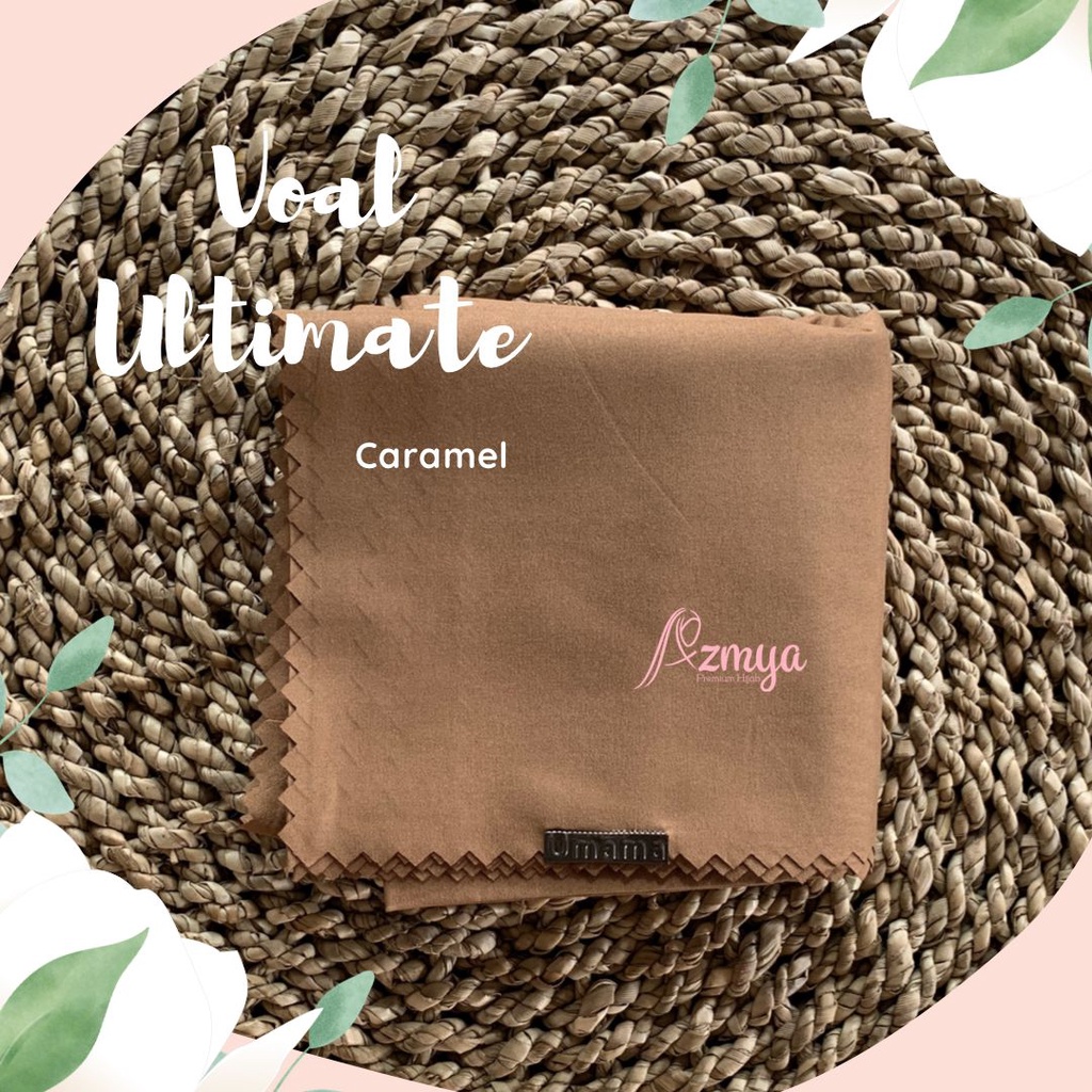 Jilbab Segiempat Voal Miracle Plain Umama VOAL ULTIMATE 110x110 PART 4-caramel