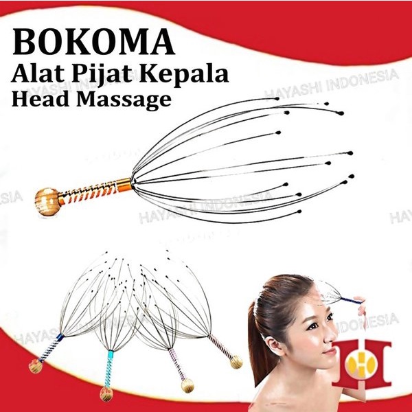 Alat Pijat Kepala BOKOMA Head Massager Terapi Refleksi Kesehatan