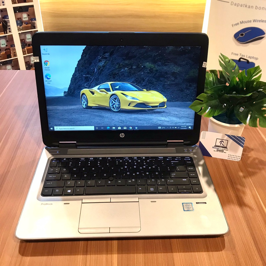 Hp Probook i5 8GB SSD 256GB Second Bekas