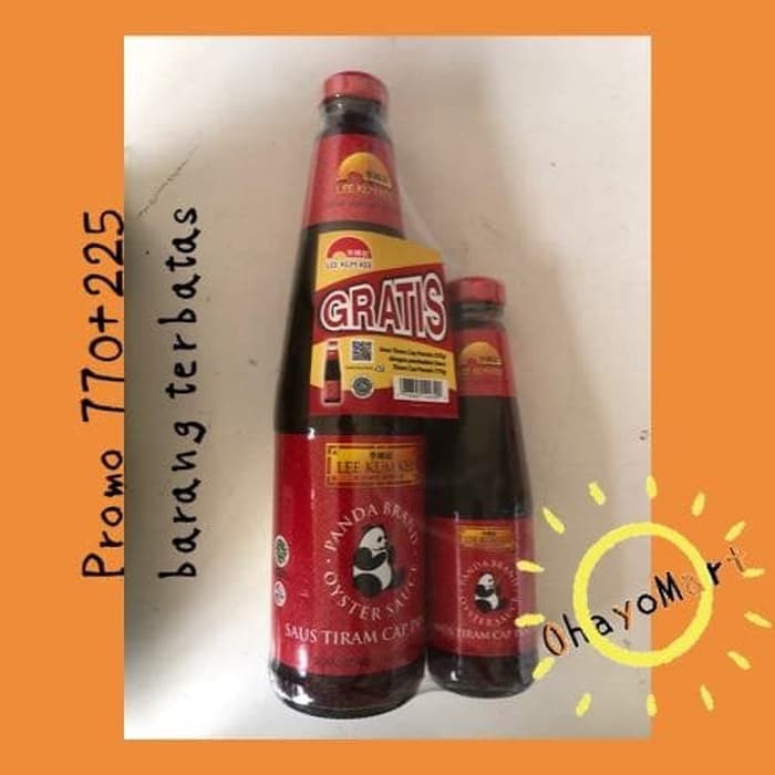 

PROMO LEE KUM KEE PANDA OYSTER SAUCE SAUS TIRAM PANDA 770ML+225ML