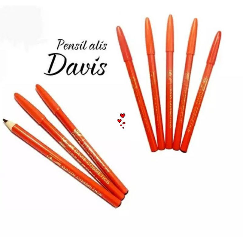 [BPOM] DAVIS Eyebrow Pensil Alis Davis Eyebrow Pencil Kosmetik Mata