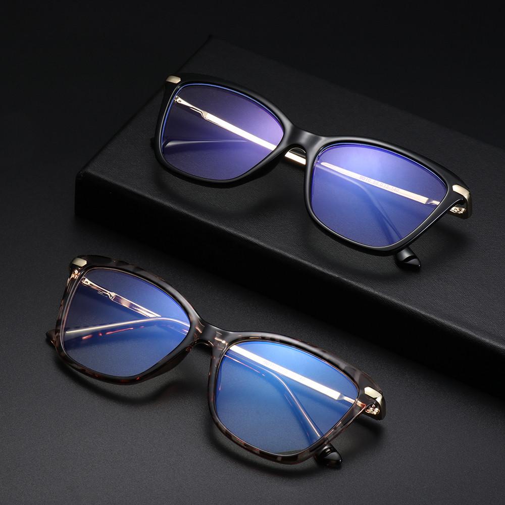 Blue Light Blocking Glasses Fashion Square Frame Anti Eyetrain Blue Light Blocking