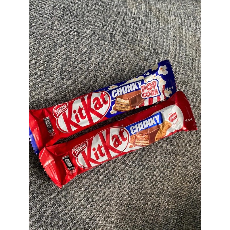 Kitkat Chunky Lotus Biscoff & Popcorn