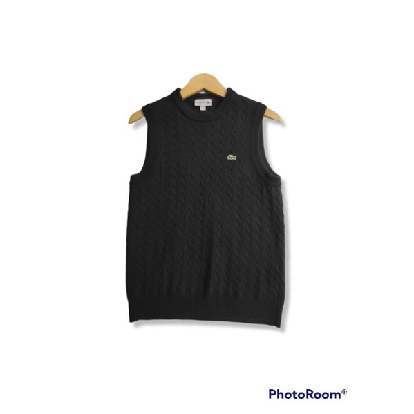 rompi/vest rajut lacoste second