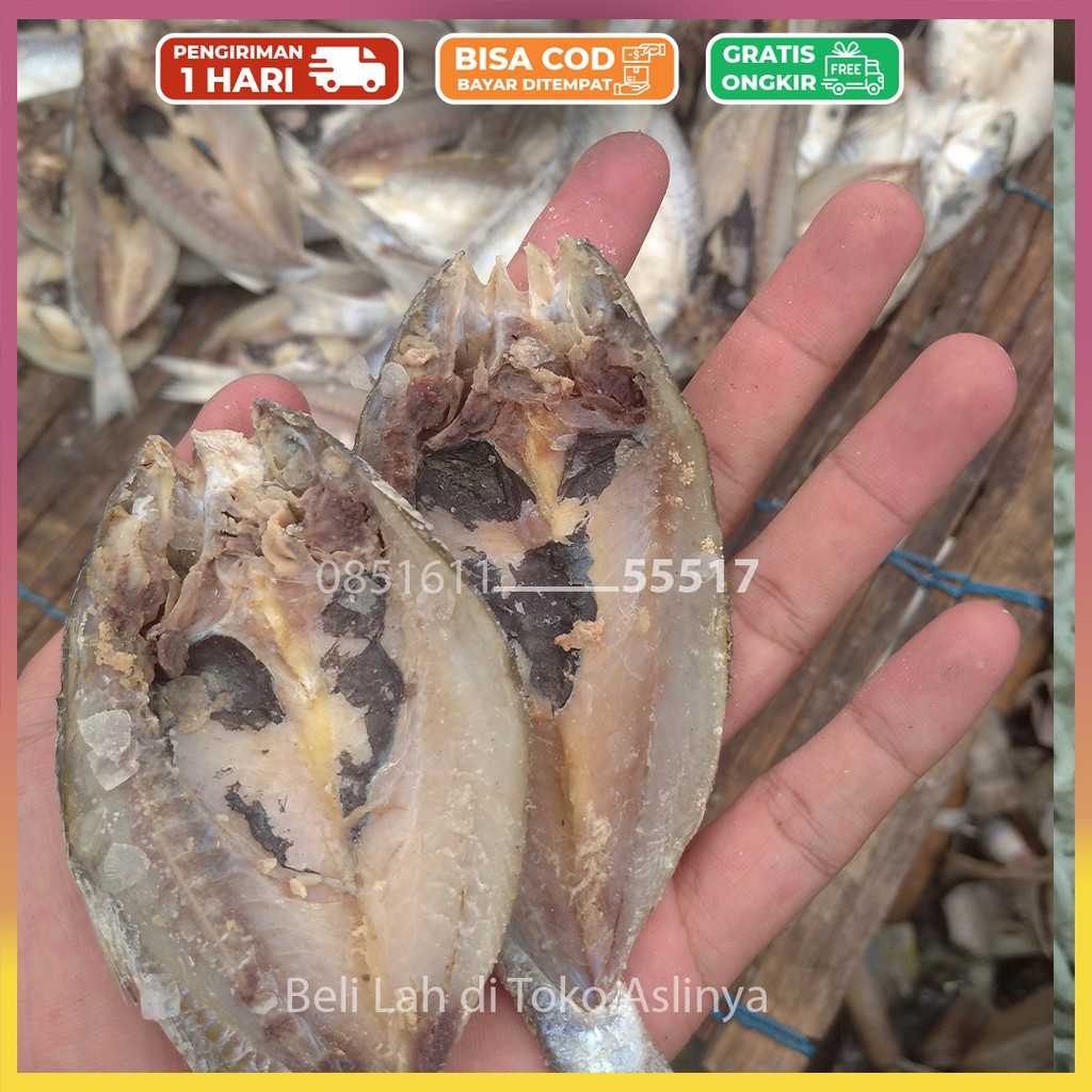 

Ikan Asin Belanak Belah 1Kg 500gr 250gr 100% Fresh