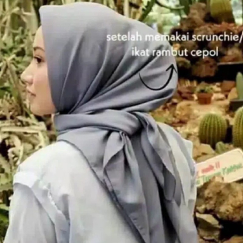 Scrunchy Cepol Hijab JUMBO / Scrunchie Size Besar / Ikat Rambut Hijaber Cepolan