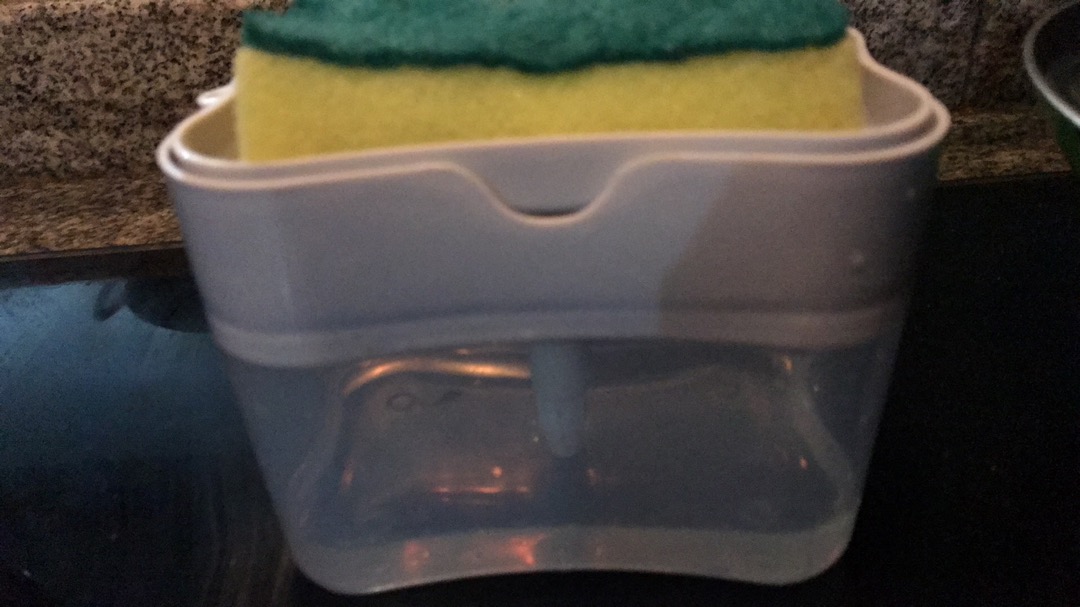 Tempat Dispenser Sabun Cuci Piring / Tempat Spon Cuci Piring Pompa