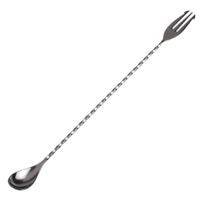 30cm Trident Bar spoon / Pengaduk minuman Stainless Steel 30cm