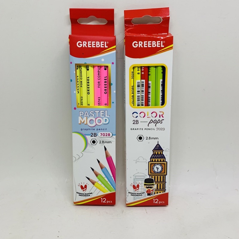 

Pensil 2B Cakep Produk Greebel Per Lusin