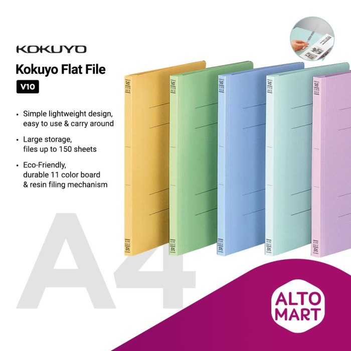 

Terlaris Kokuyo Fu-V10 Flat File A4 Binder File Folder Murah