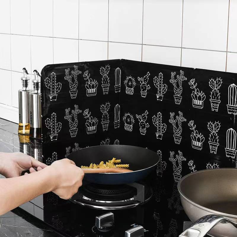 TBOSS Penutup Pelindung Kompor Anti Cipratan Anti Api Aluminium Untuk Dapur