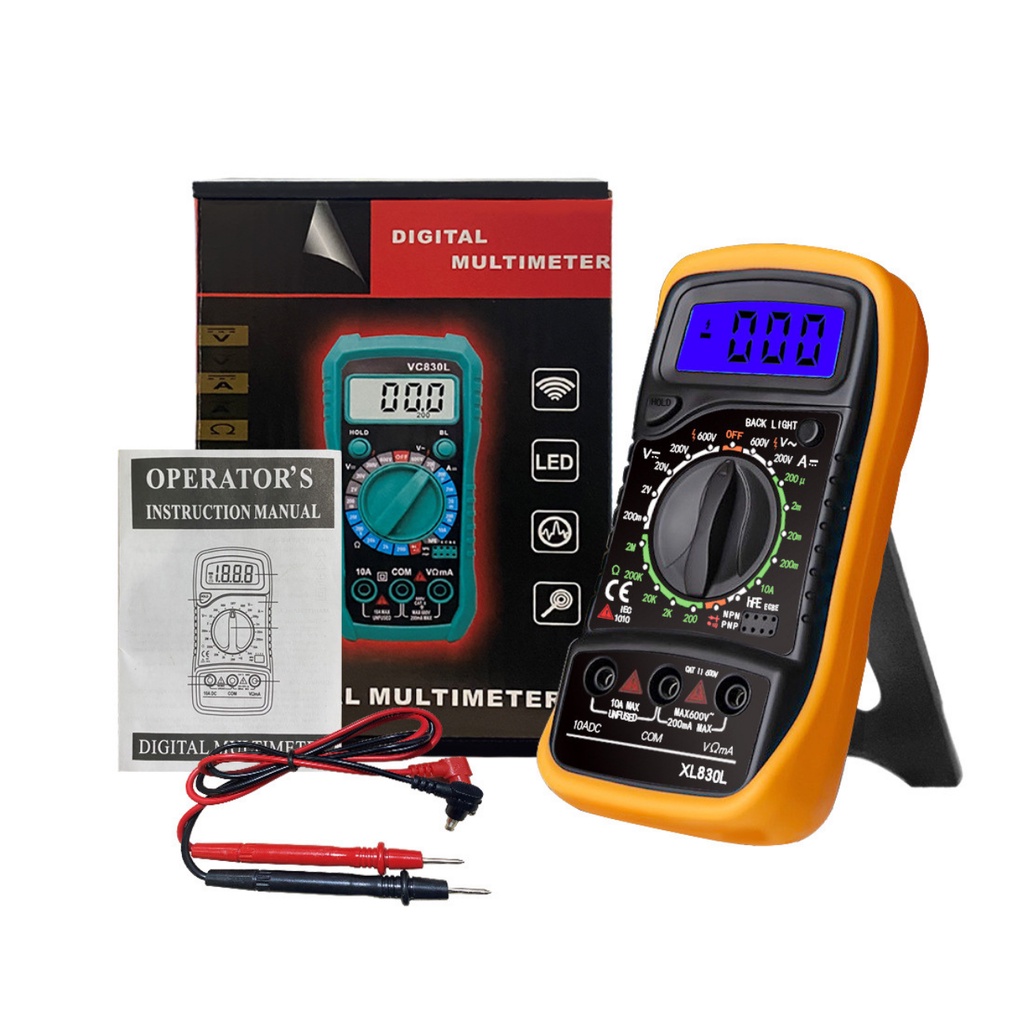 Multitester Digital  AC/DC Voltage Tester - XL830L