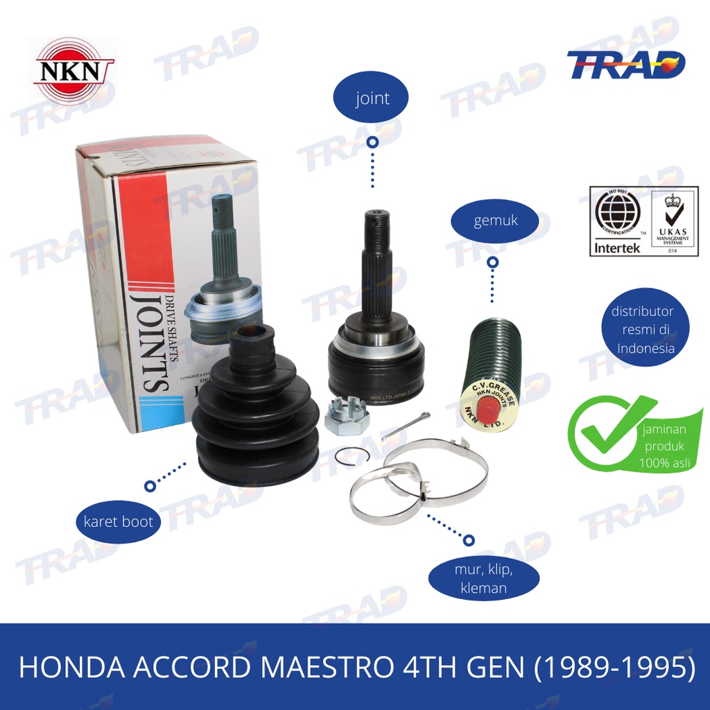 CV Joint AS Roda Luar NKN Honda Accord Maestro