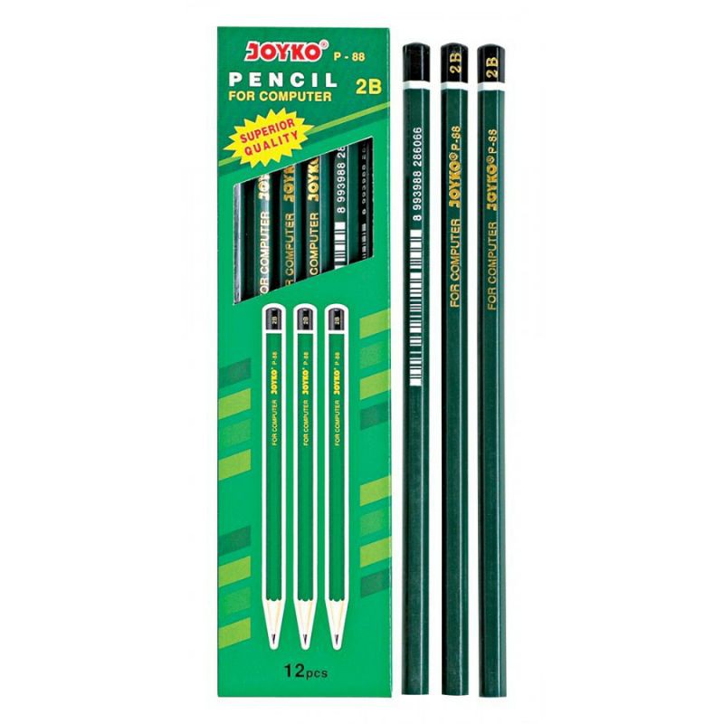 

Pencil 2b Joyko P88 ( harga tertera 4 lusin 48 pcs)