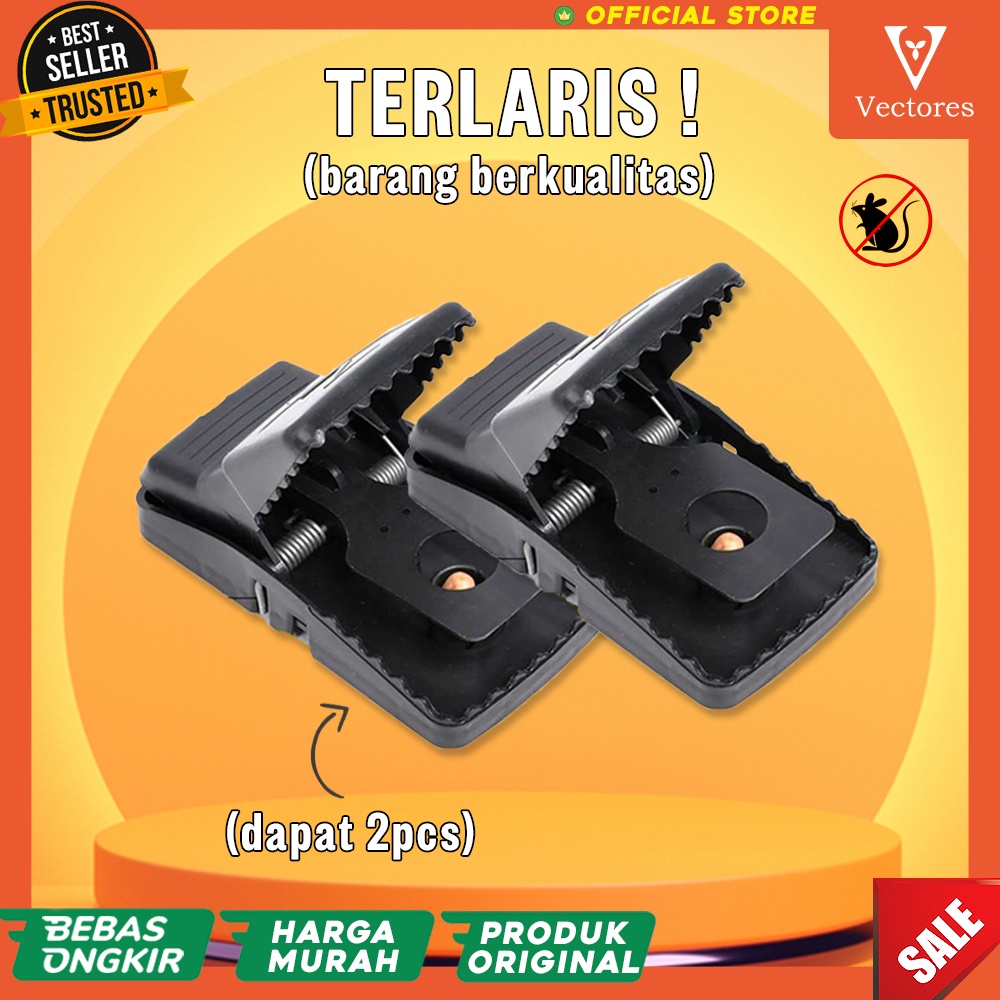 [ORIGINAL] Jebakan Perangkap Kandang Jepit Tikus Pembasmi Basmi Efektif Mousetrap Mouse Trap Asli