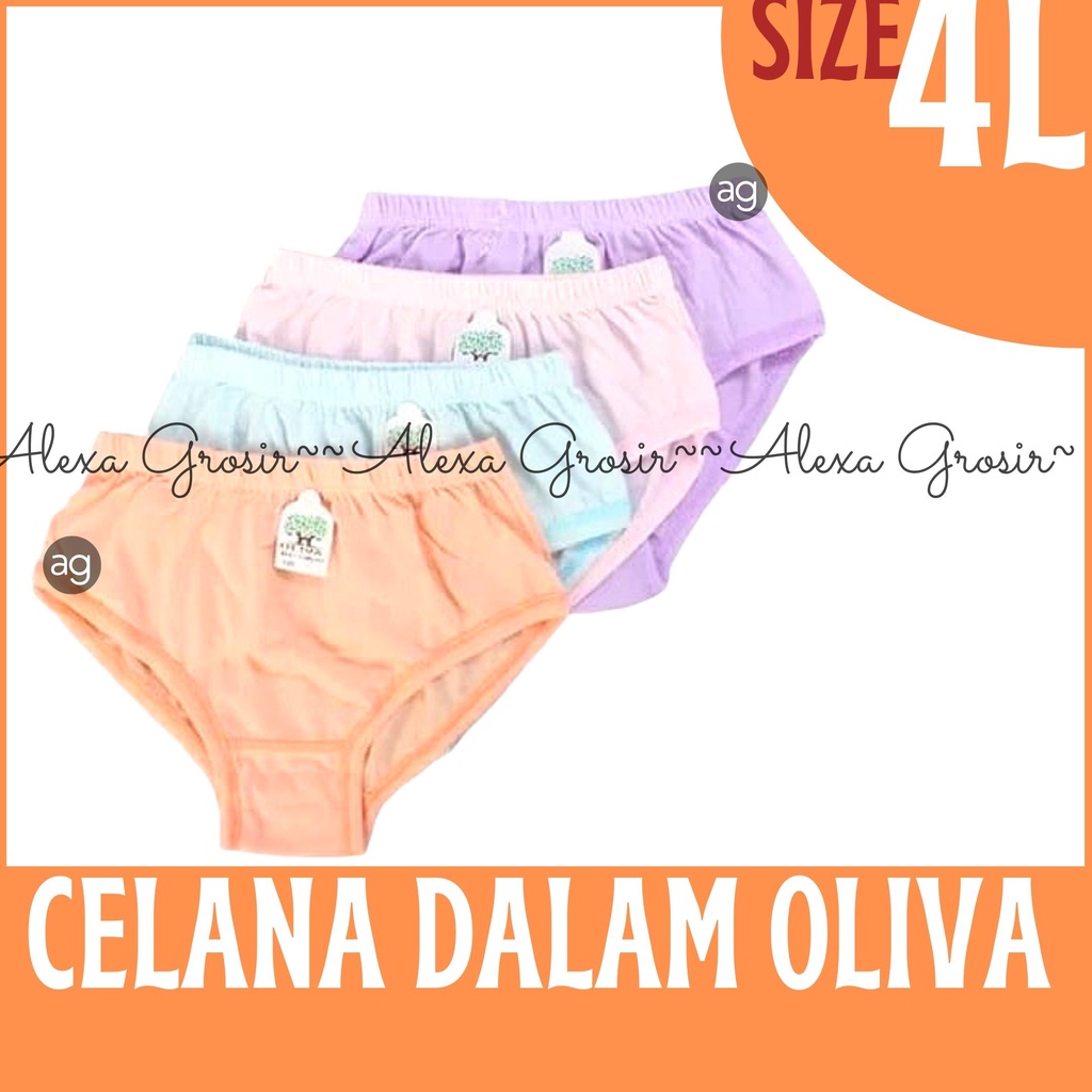 Celana Dalam CD Wanita OLIVA Lokal Bahan katun/ LINGERY