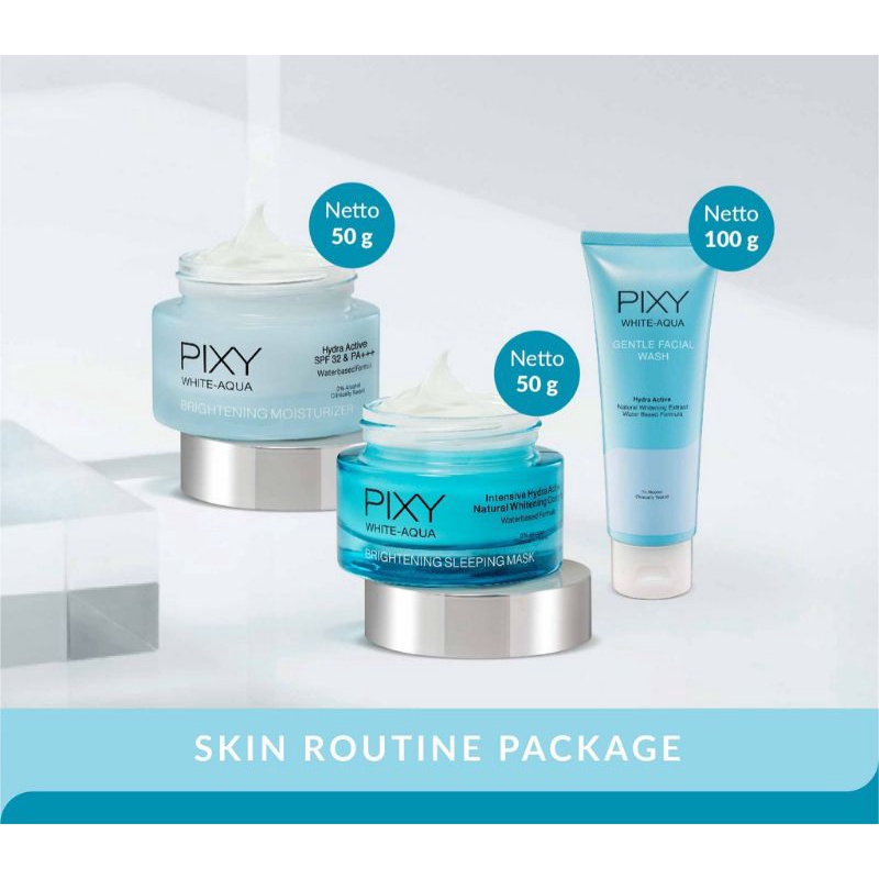 Paket Pixy White Aqua Skincare Rutin